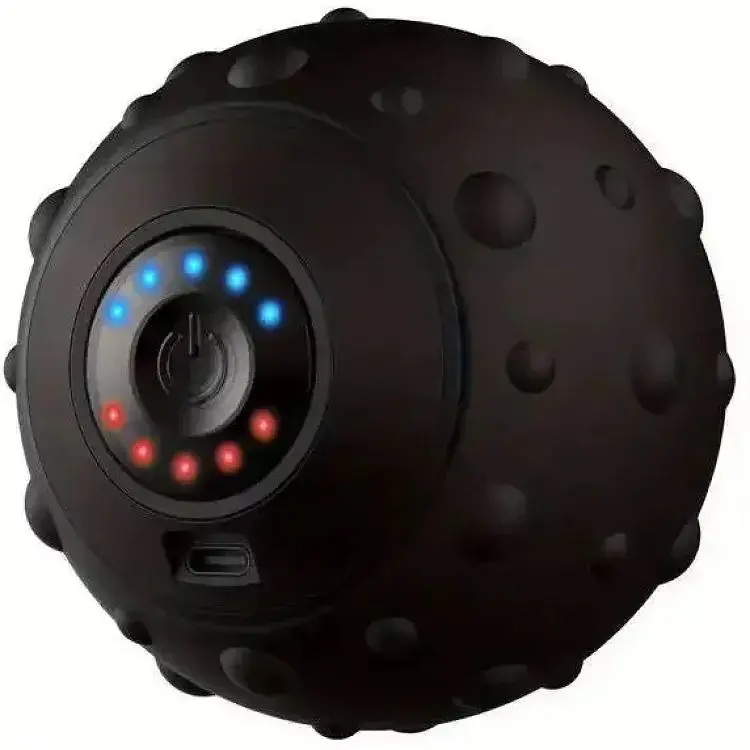 Вібромасажер куля RIAS XBL-8627 акумуляторна 3 швидкості 9 см Чорний (3_05903)