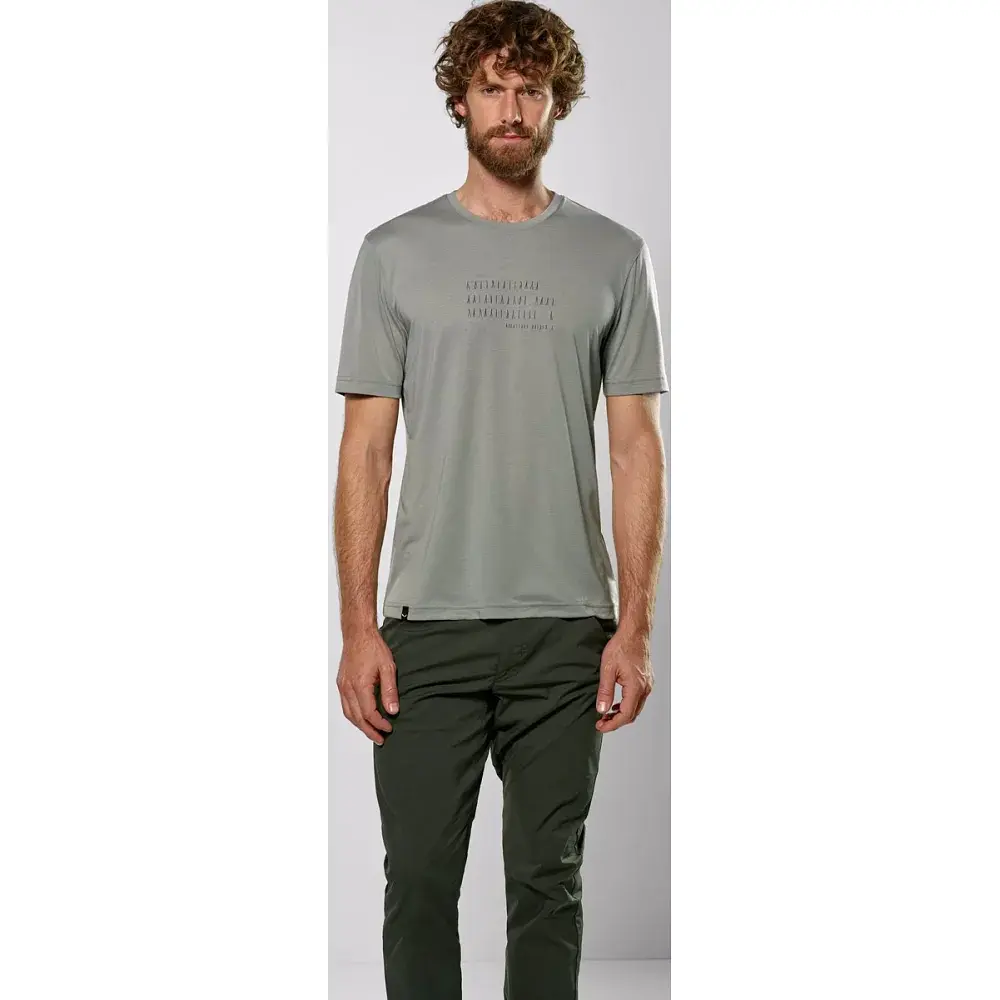 Футболка Salewa Eagle Poem Dry T-Shirt Men 48/M Grey - фото 5