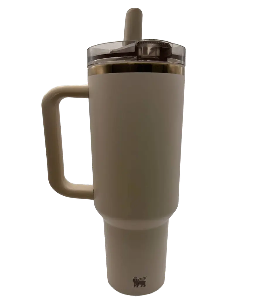 Термос термочашка Stanley Quencher ProTour Flip Straw Tumbler з нержавіючої сталі Cream White 1,18 л KT7001986 - фото 9