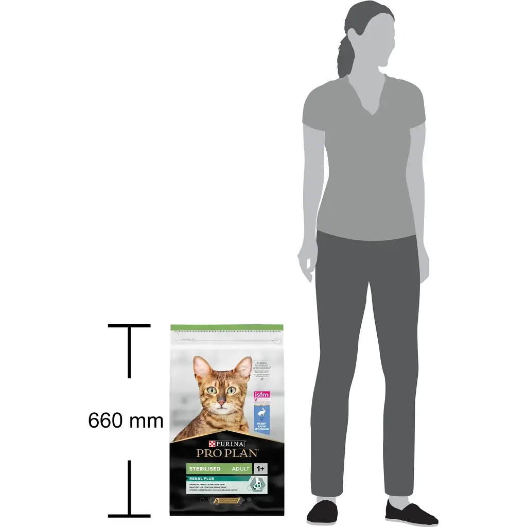 Сухой корм для стерилизованных кошек Purina Pro Plan Sterilised Adult 1+ Renal Plus с кроликом 10 кг (12434192) - фото 4