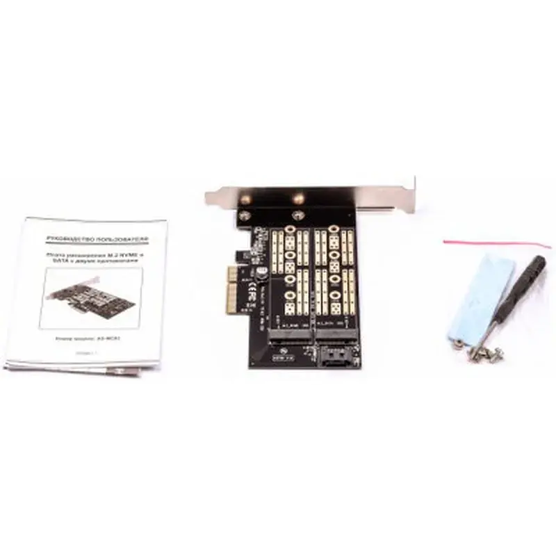 Контролер AgeStar PCIe 3.0 X2 for SSD M.2 NVMe (AS-MC02) - фото 2