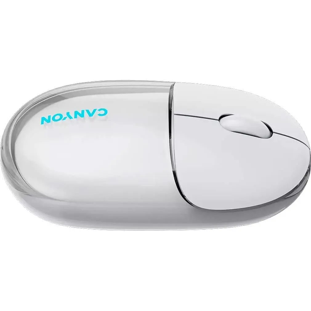 Мышь Canyon OnClick 24 BT/ Wireless Transparent/White (CNS-CMSW24W) - фото 9