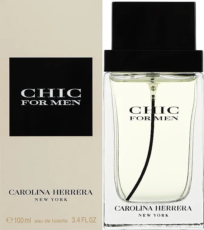 Оригінал Carolina Herrera Chic For Men 100 мл Туалетна вода - фото 2