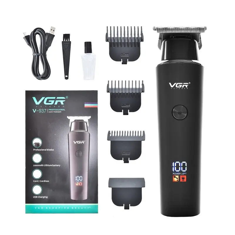 Акумуляторний триммер для стрижки волосся VGR V-937 - фото 8