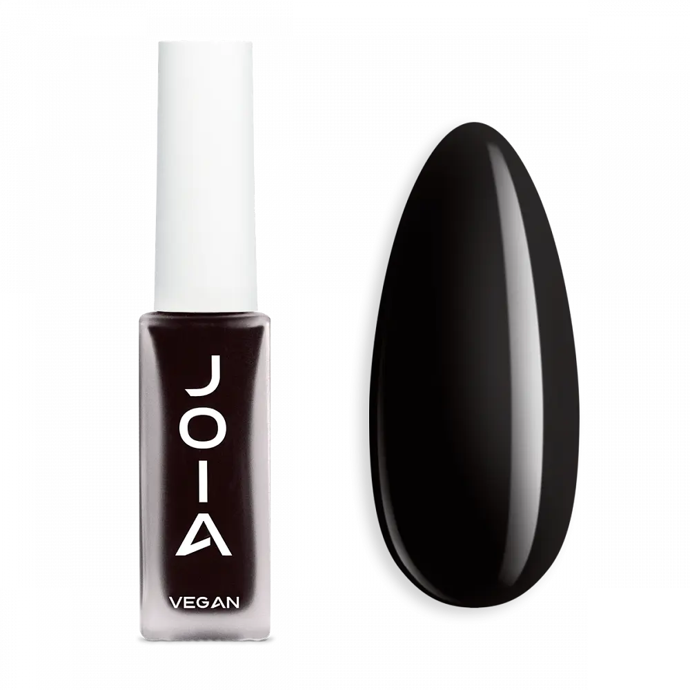 Лак для нігтів Nail care polish 4in1 10 Perfect black JOIA vegan 8 мл