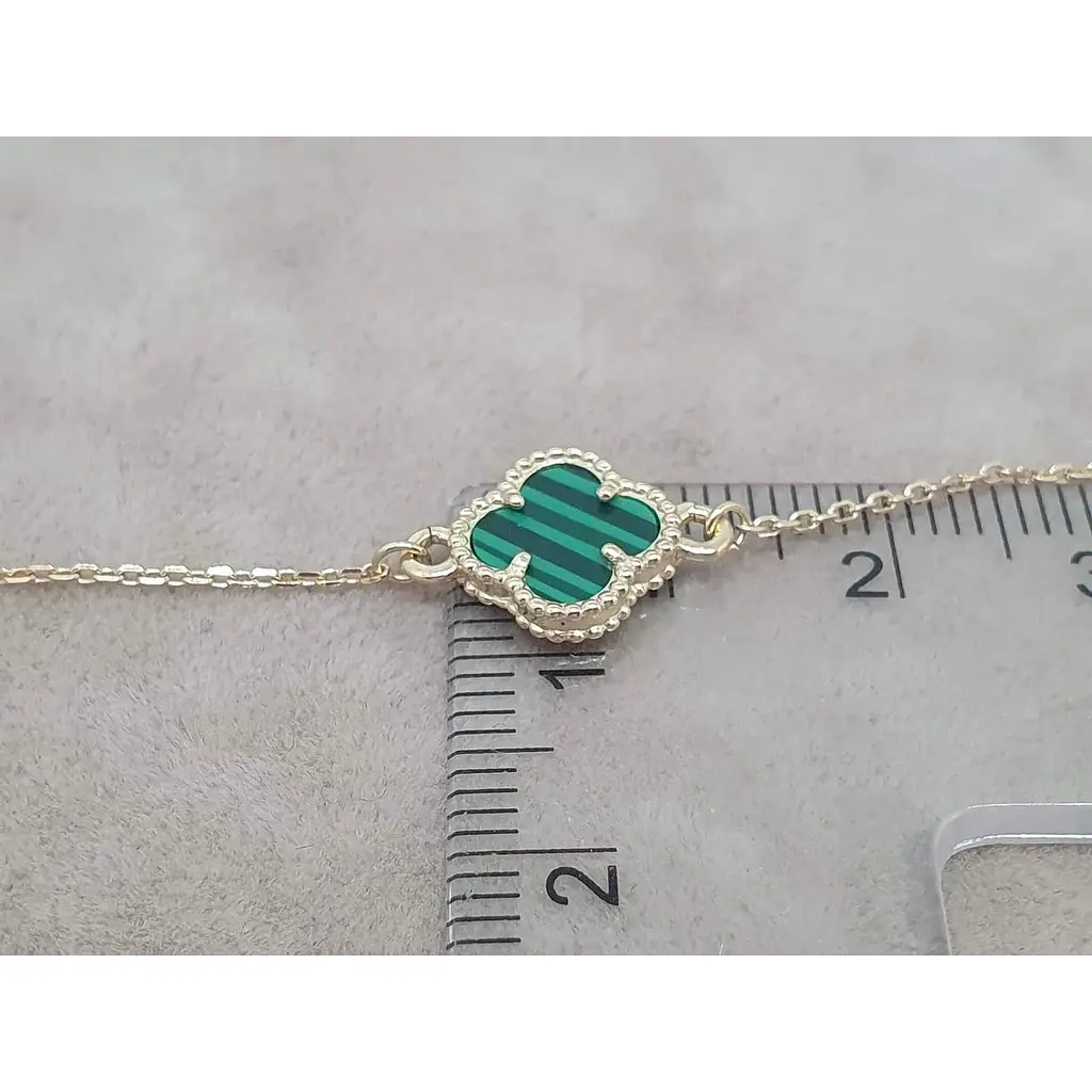 Золоте кольє Платон Конюшина з малахітом. 2Н122/71Б 40 - фото 4