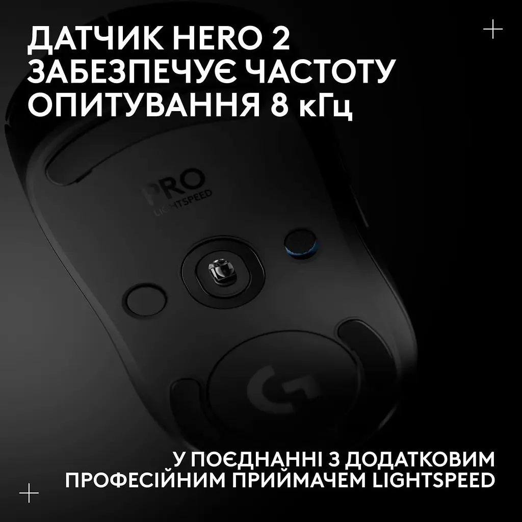 Миша Logitech G Pro 2 LightSpeed Wireless Black (910-007295) - фото 9