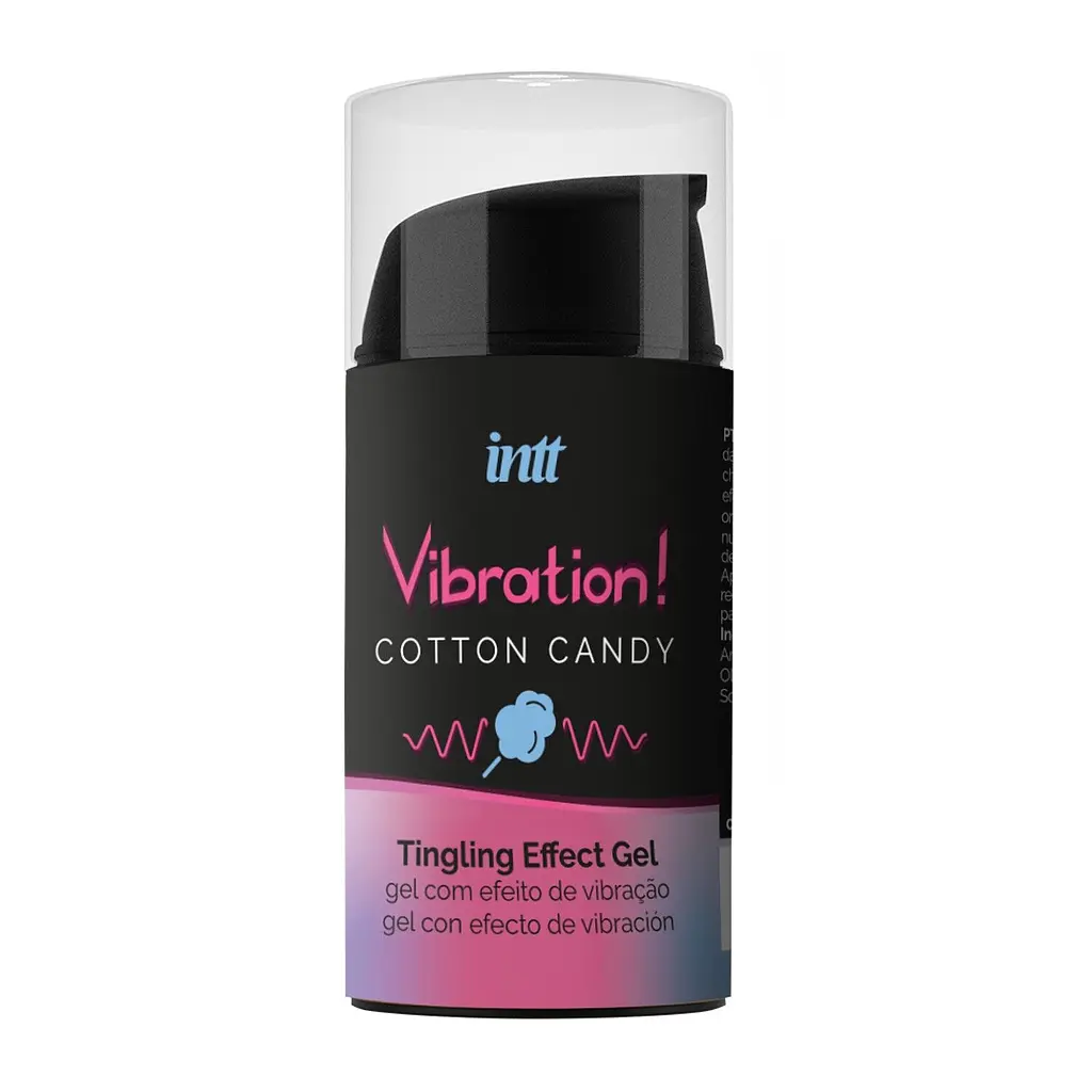 Рідкий вібратор Intt Vibration Cotton Candy (15 мл), густий гель Intt SO9812 98028 - фото 2