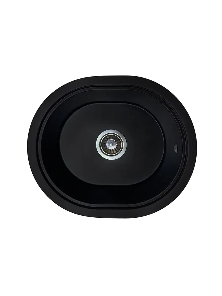 Кухонна мийка Adamant CIRCUM антрацит 500x425x180 мм, без крила 50 см