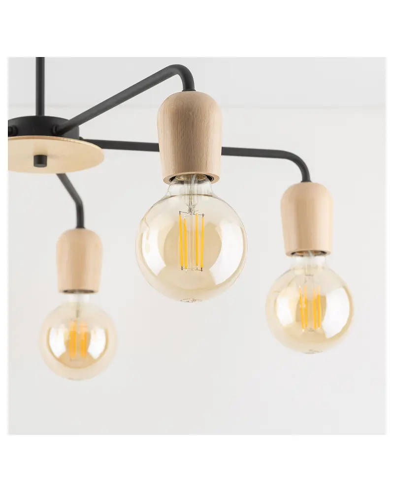 Люстра TK Lighting 4969 Miriam E27 5x15W IP20 - фото 2