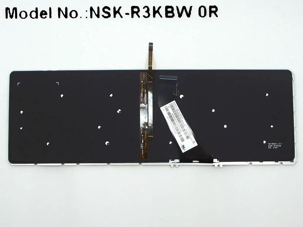 Клавіатура для ACER Aspire M3-581, M3-581G, M3-581T, M3-581TG (UA Black без рамки з підсвічуванням). - фото 2