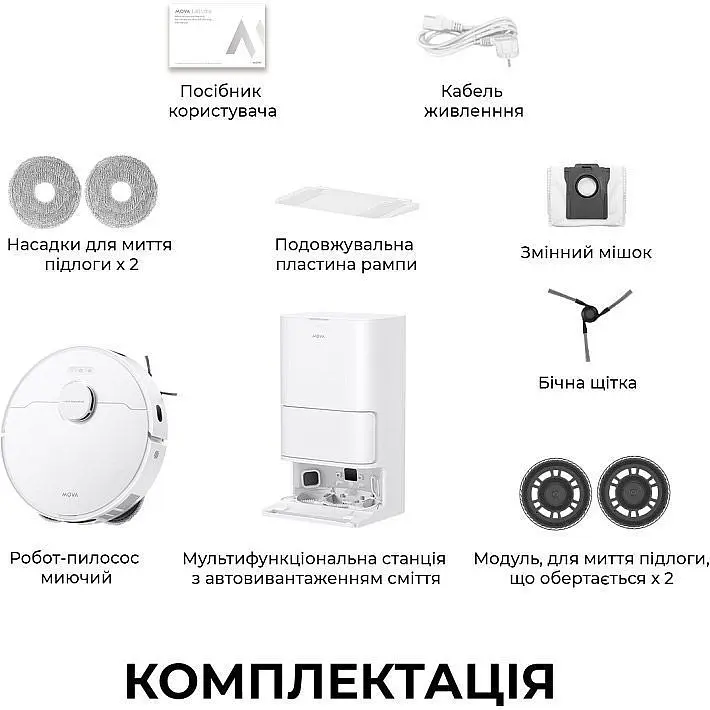 Робот-пилосос Mova E40 Ultra (RLE21SE) [148661] - фото 6