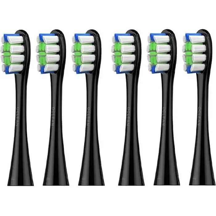 Насадка для зубної щітки Oclean P1C5 B06 Plaque Control Toothbrush Head 6 шт. Black [6970810552232] [79859] - фото 2