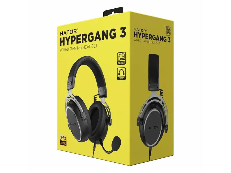 Навушники з мікрофоном Hator Hypergang 3 Black (ESH05) - фото 6