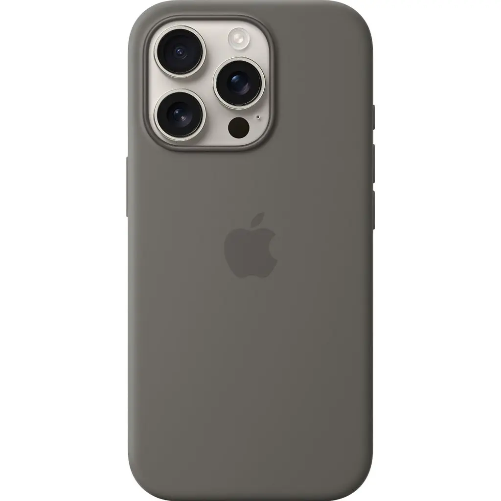 Чохол Silicone Case with MagSafe для Apple iPhone 16 Pro Stone Gray AAA [119567] - фото 2