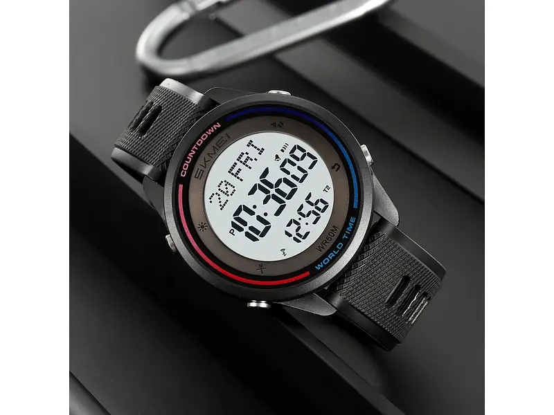 Чоловічий наручний годинник 2348BKWT Black-White Skmei acs0029988 - фото 6