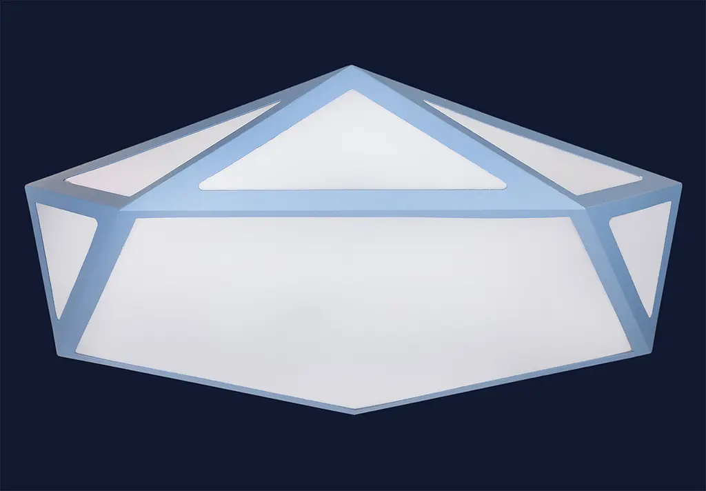 Люстра стельова LED Levistella 752L68 BLUE, 90W, білий та блакитний метал, сучасний стиль - фото 2