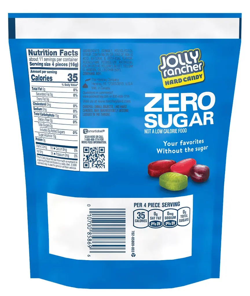 Льодяники Jolly Rancher Zero Sugar Original Flavors Hard Candy 172г - фото 6