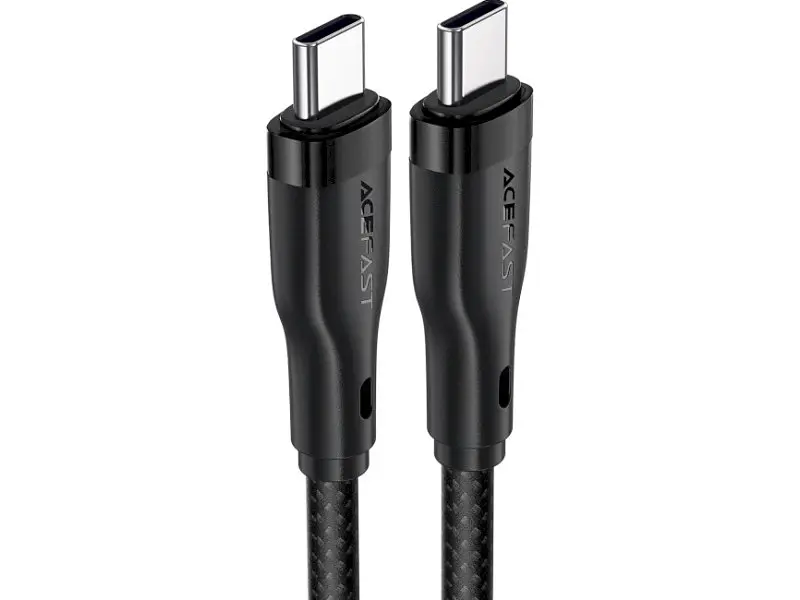 Кабель Acefast C8-03 USB-C to USB-C 60W 1.2м Black (6974316282716) - фото 2