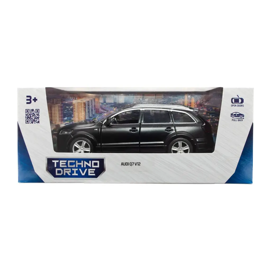Автомодель – AUDI Q7 V12 (чорний) - фото 5