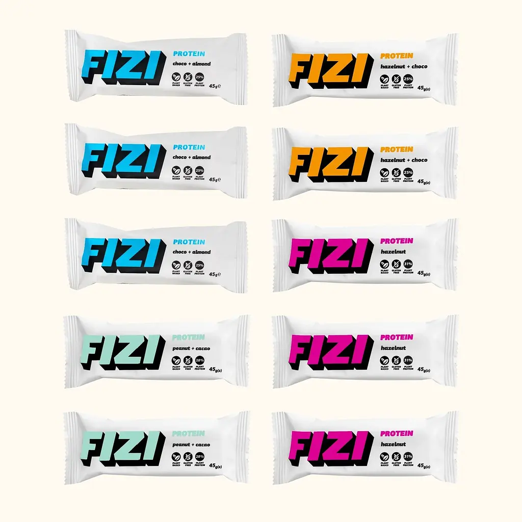 Набір протеїнових батончиків Fizi Protein box 10 шт. - фото 2