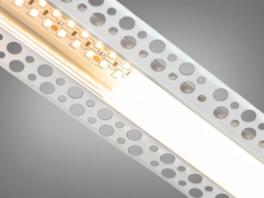 Профіль для LED стрічки, під штукатурку - фото 2