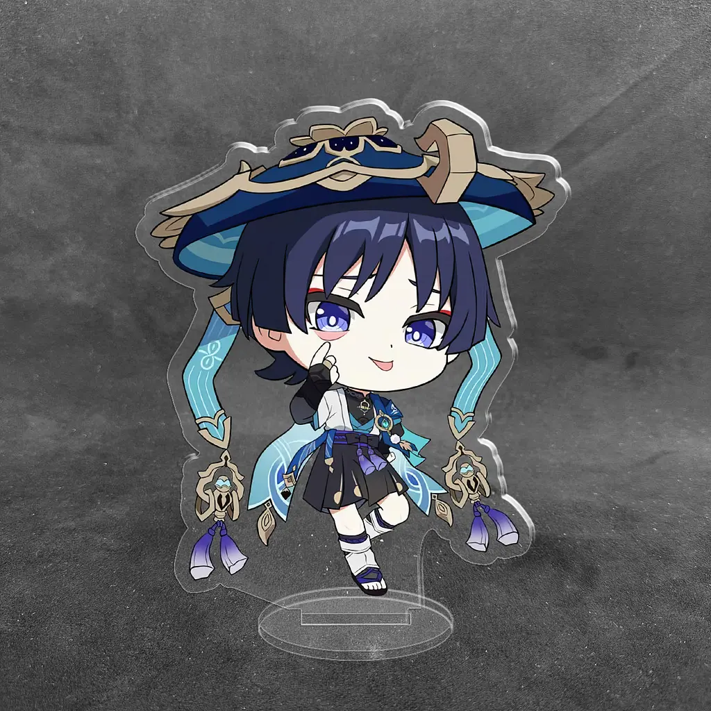 Акрилова колекційна фігурка Chibi Геншин Імпакт - Genshin Impact (Мандрівник Скарамуччі) 3 10 см - фото 2