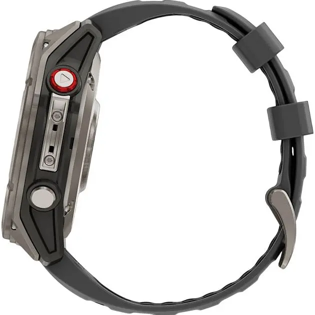 Смарт-годинник Garmin Fenix 8 Pro AMOLED Sapphire 51mm Carbon Gray DLC Titanium with Graphite/Black Silicone Band (010-03199-11) [145031] - фото 4