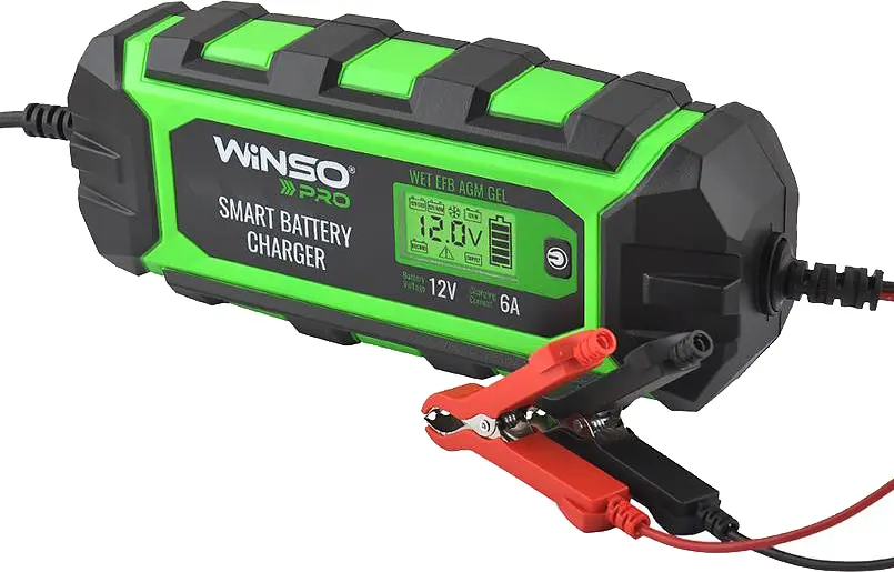 Зарядний пристрій АКБ Winso PRO LCD 6A 12V 4-150Ah - фото 3