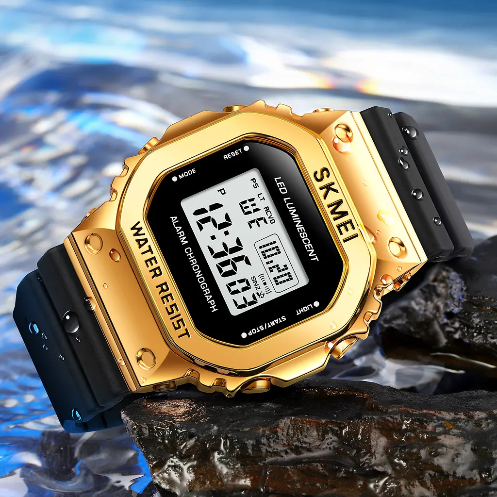 Часы наручные 1851 Black-Gold Skmei acs0030541 - фото 4