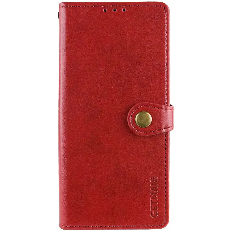 Шкіряний чохол-книжка Getman Gallant (PU) для Motorola Edge 70 Fusion / 70 Fusion+ Червоний
