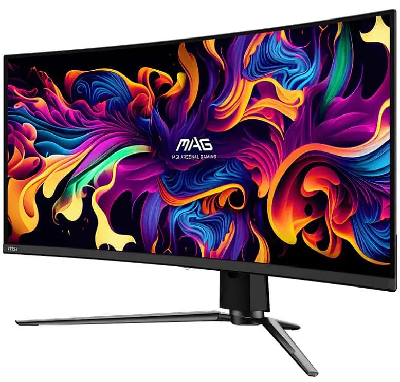 Монітор 34" MSI MAG 341CQP QD-OLED Curved UWQHD OLED 175Hz (MAG 341CQP QD-OLED) - фото 2