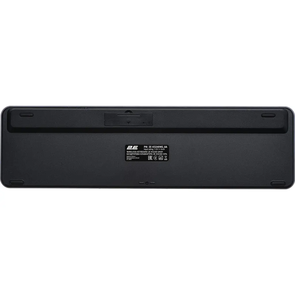 Клавіатура 2E KS240 Wireless UA Grey (2E-KS240WG_UA) [150955] - фото 2