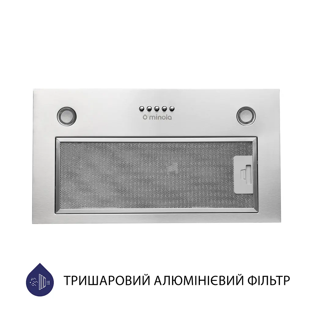 Витяжка повновбудована MINOLA HBI 5627 I 1000 LED - фото 2