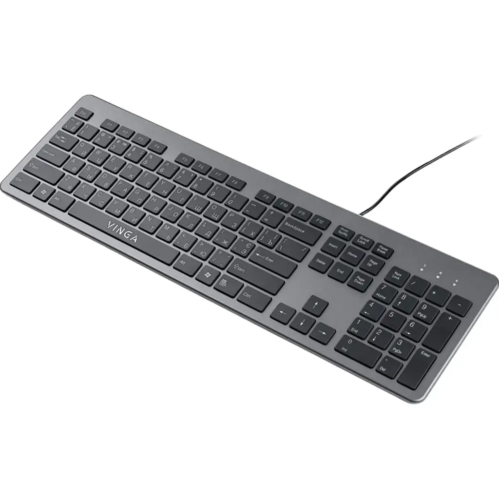 Клавиатура Vinga KB735 Black/Grey [128780] - фото 6