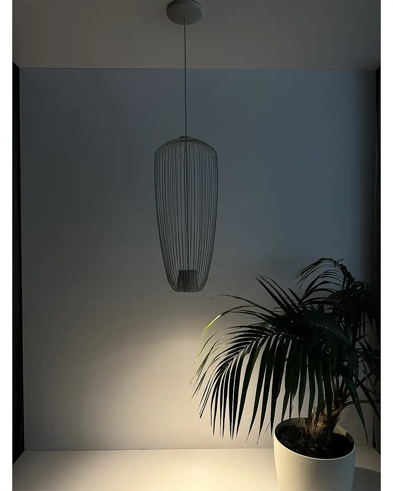 Подвесной светильник, люстра Nowodvorski 11242 Pumpkin S GU10 1x10W IP20 Светло-серый - фото 7