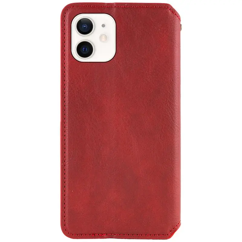 Шкіряний чохол-книжка GETMAN Cubic (PU) для Apple iPhone 11 (6.1) Червоний - фото 2