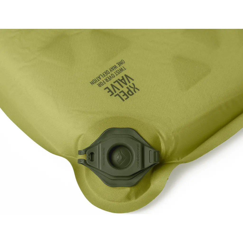 Самонадувающийся коврик Sea to Summit Camp Self Inflating Mat, Large Rectangular Светло-зеленый - фото 3