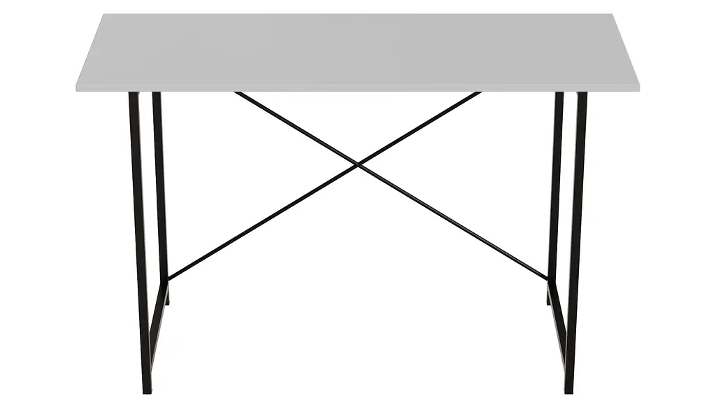 Стіл письмовий Line Лайт Ferrum-decor 750x1200x500 Чорний метал ДСП Білий 16 мм (FRD-104850) - фото 4