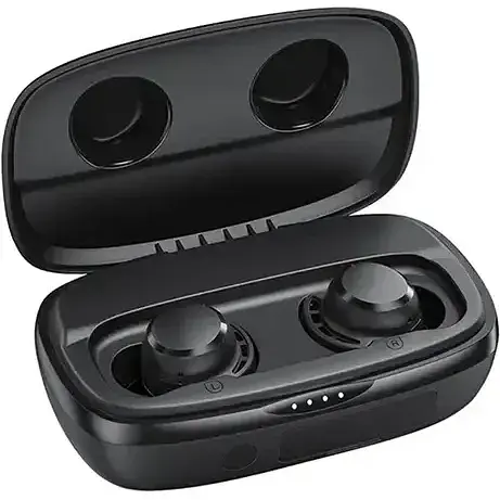 Беспроводные наушники Tribit FlyBuds 3 TWS с зарядным кейсом на 2600 mAh черные - фото 3