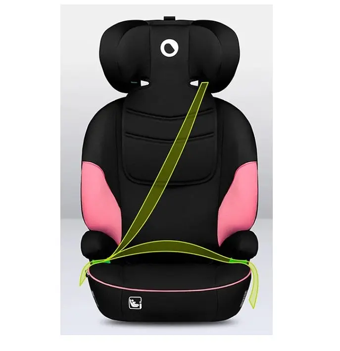 Автокресло Lionelo Lars I-Size Pink Baby, 15-36 кг, черное с розовым (LO-LARS I-SIZE PINK BABY) - фото 6