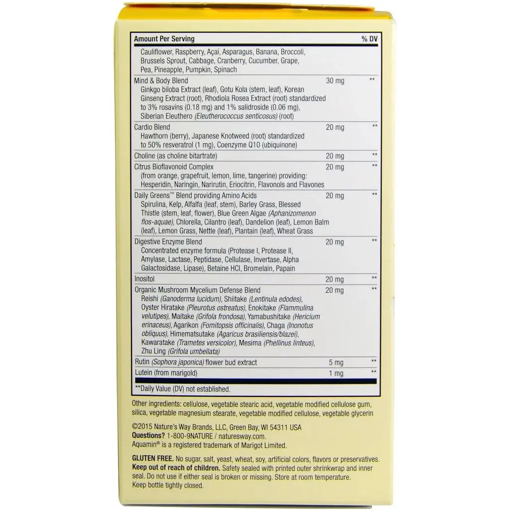 Мультивітаміни для чоловіків Nature's Way Alive! Once Daily Men's 50+ Multi-Vitamin 60 таблеток - фото 3