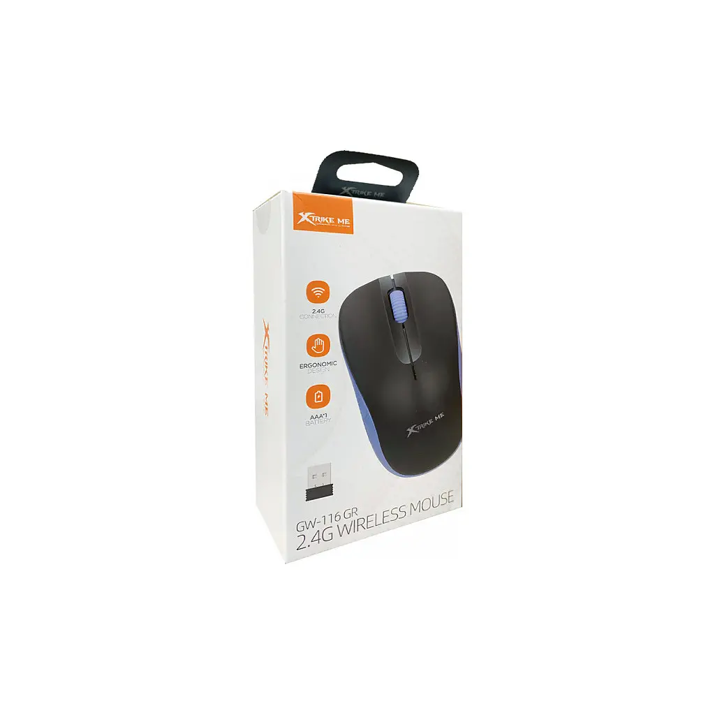 Мишка Xtrike ME GW-116 Wireless Grey (GW-116GY) - фото 3