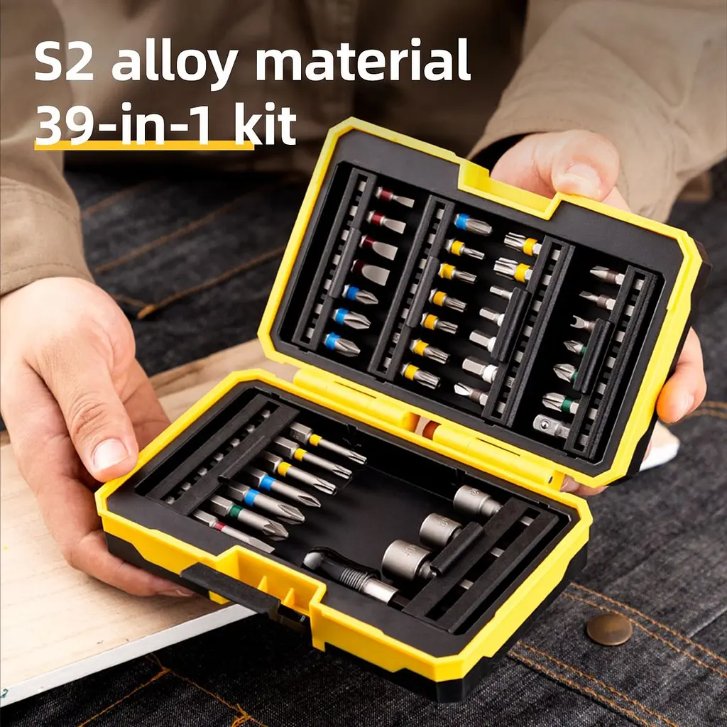 Набір біт інструментів 39 шт. DeliTols DL250039 - фото 4