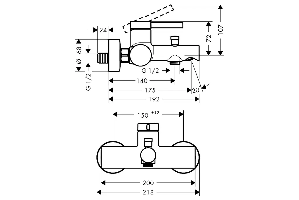Змішувач для ванни Hansgrohe Zesis S chrome 74420000 - фото 3