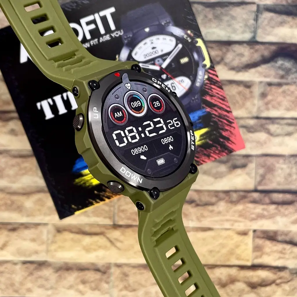 Наручний годинник чоловічий Titan Army Green 35 мм. Modfit acs0029730 - фото 4