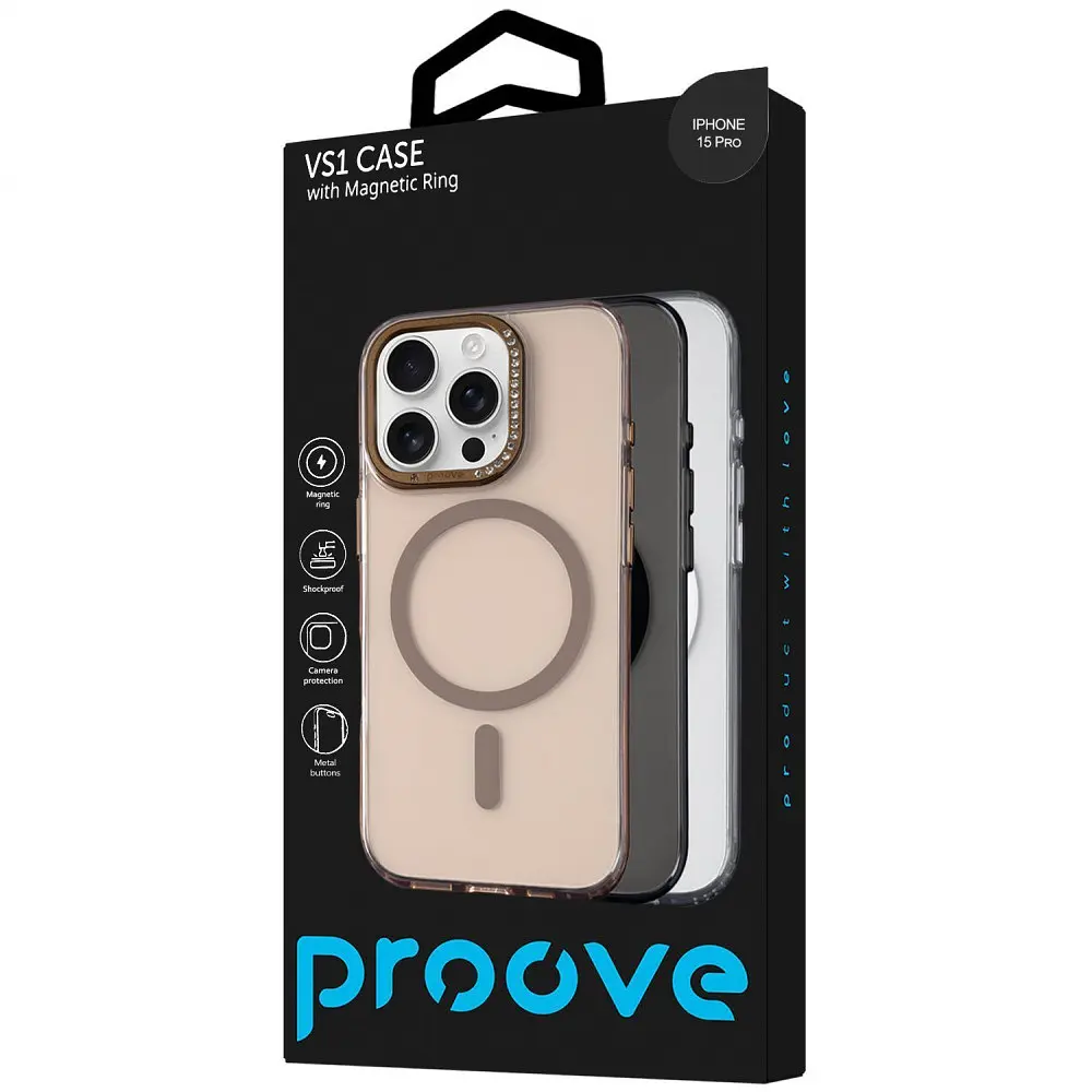 Чохол Proove VS1 Case with Magnetic Ring iPhone 15 Pro в асортименті - фото 2