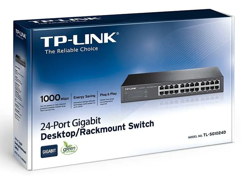 Коммутатор TP-Link TL-SG1024D (TL-SG1024D) - фото 3