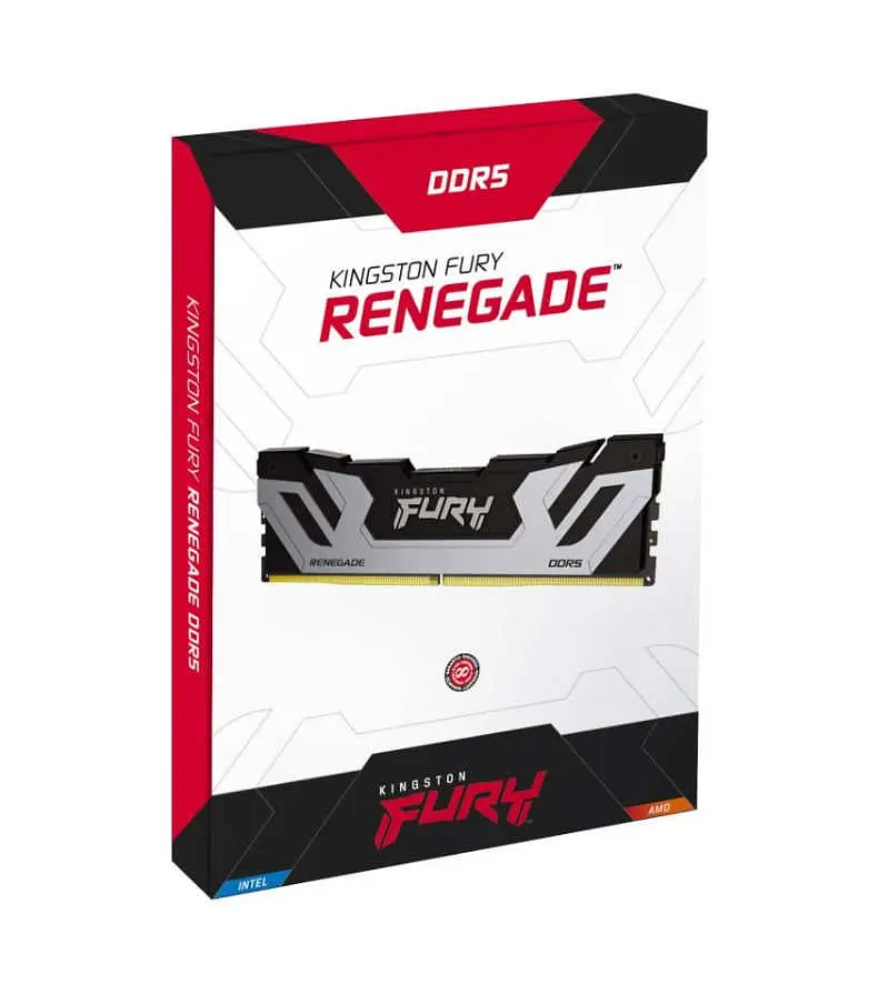 Оперативна пам'ять Kingston FURY 48 GB (2x24GB) CUDIMM DDR5 8400 MHz Renegade Silver/Black (KF584CU40RSK2-48) - фото 3
