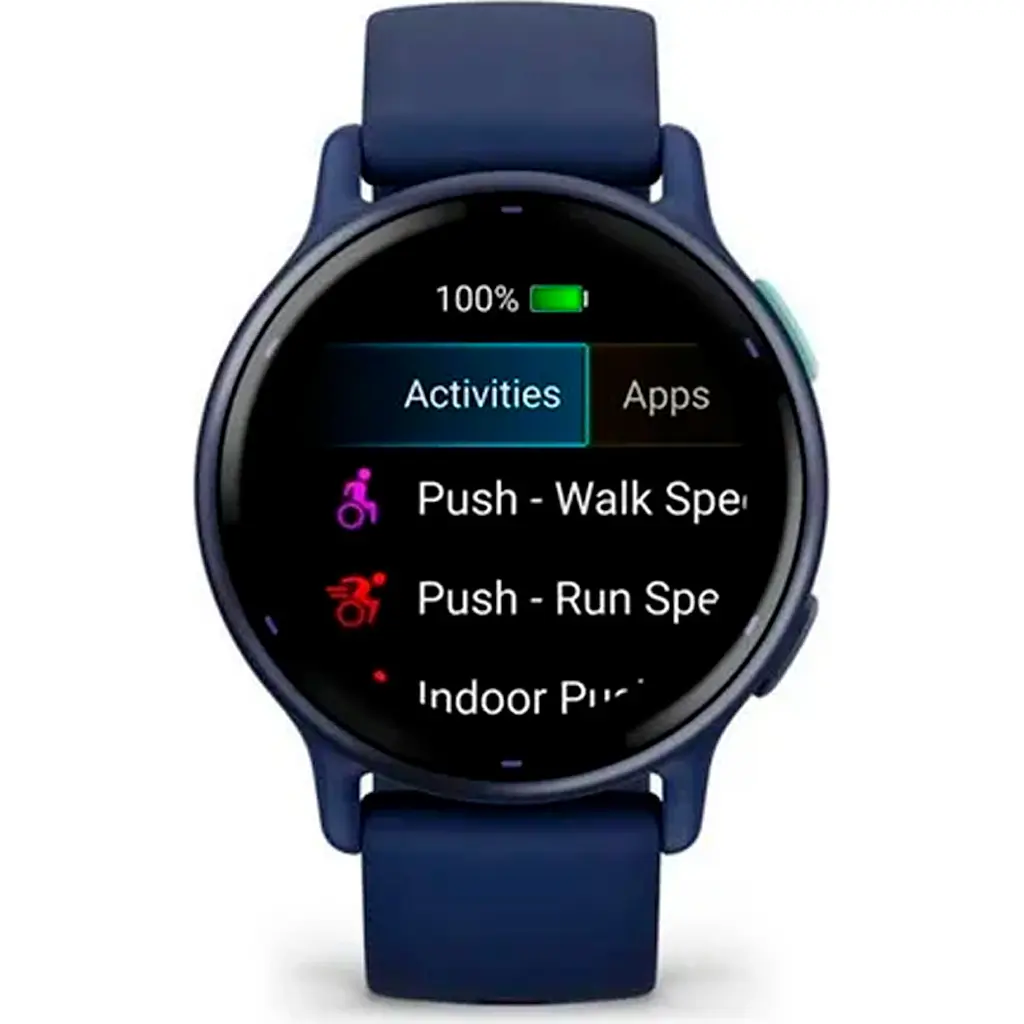 Смарт-годинник Garmin Vivoactive 5 Metallic Navy Aluminum Bezel with Navy Case and Silicone Band [010-02862-12] [111829] - фото 3
